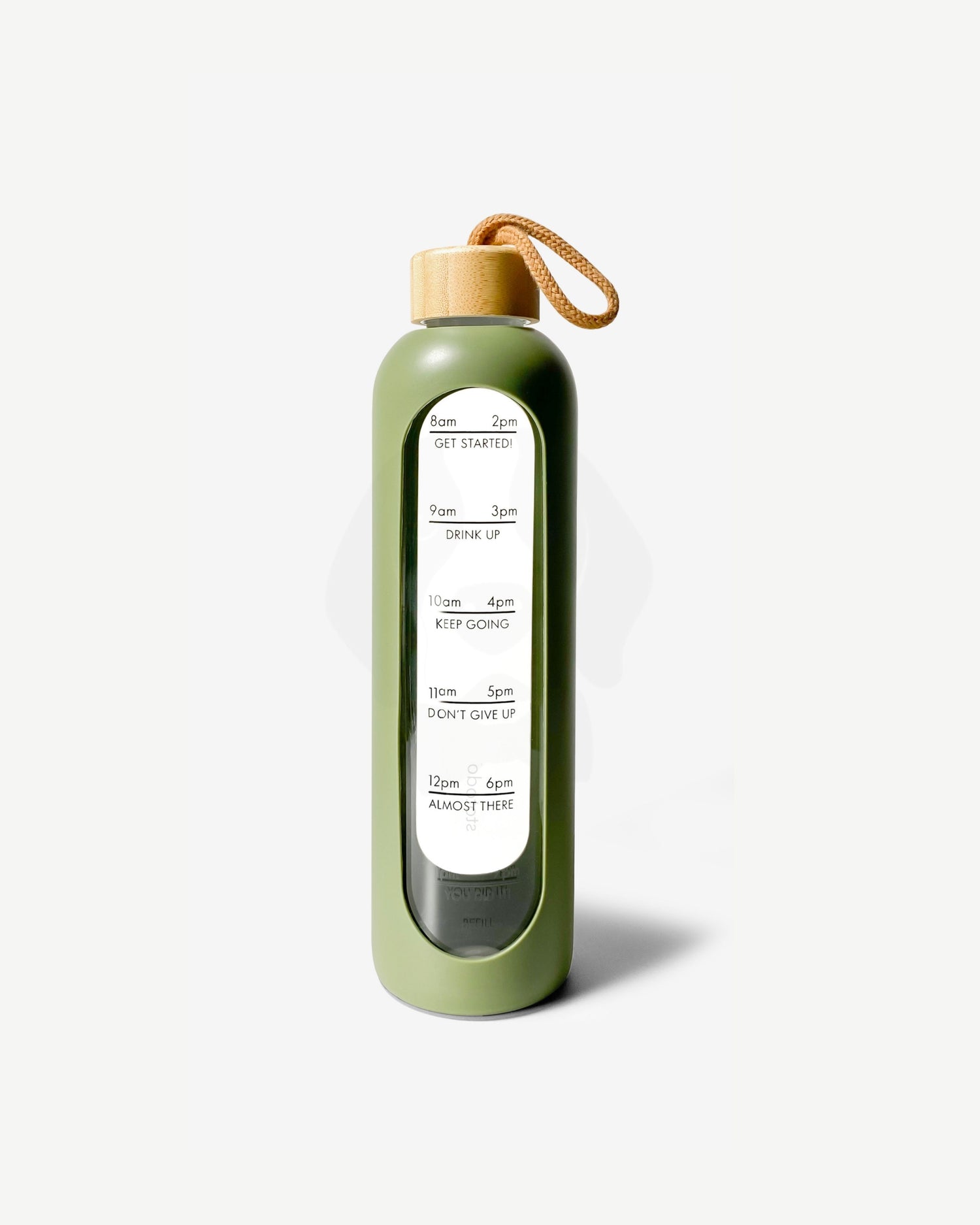 Stotodo Pillar Portable Glass Water - Green