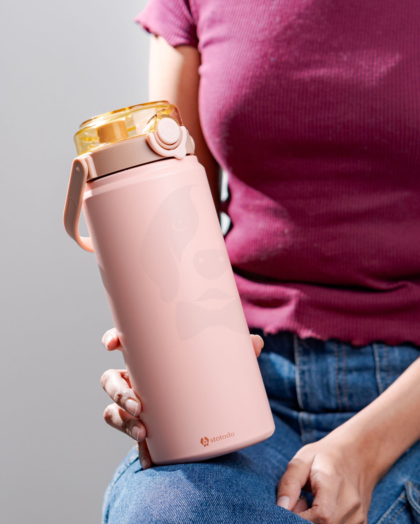 Tank dual sipper flask